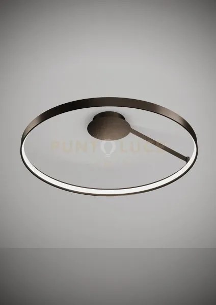 Anello lampada da  soffitto bronzo spazzolato diam.78cm 3000k 3068l...
