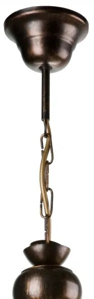 Lampadario a sospensione con catena RETRO II 3xE27/60W/230V