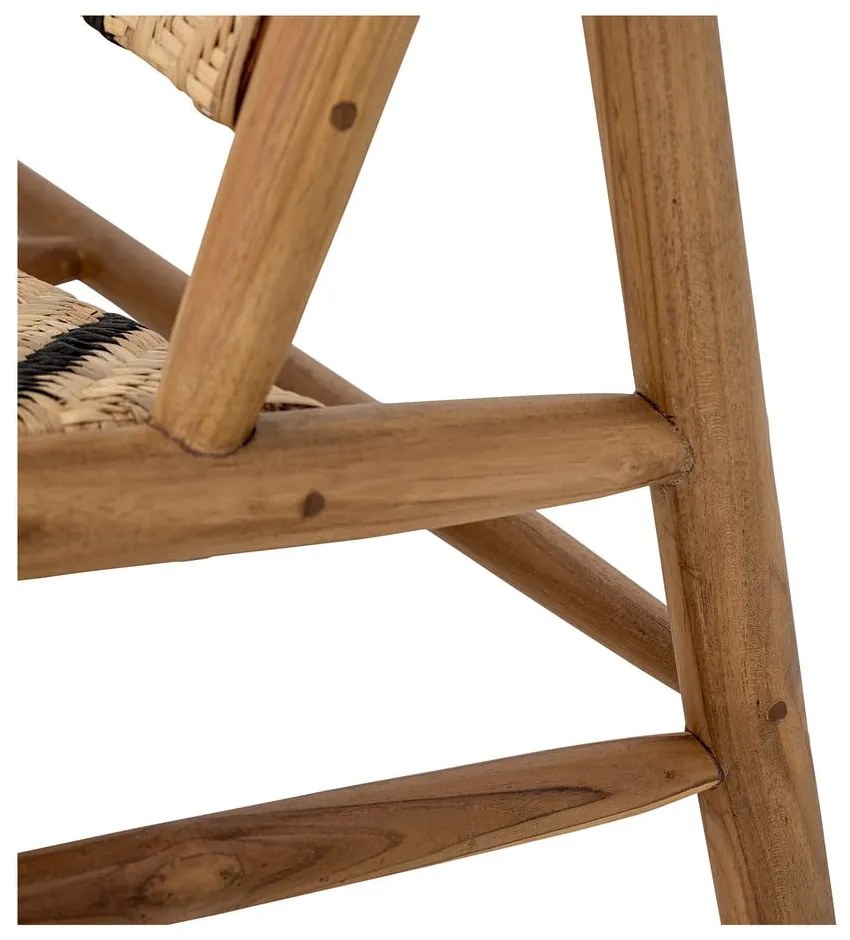 Poltrona con intreccio in colore naturale Lennox - Bloomingville