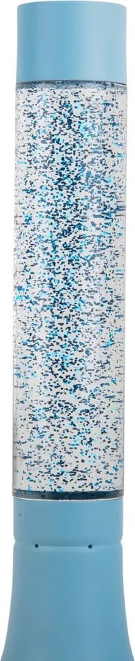 Lampada da tavolo blu con paralume in vetro (altezza totale 37,5 cm) Astro Glittler – Leitmotiv