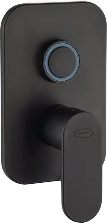 Rubinetto per incasso doccia Serena nero opaco JACUZZI RUBINETTERIA con deviatore