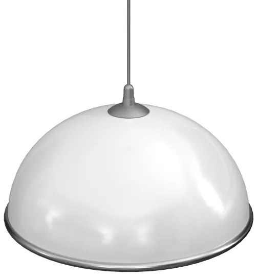 Lampadario a sospensione con filo KITCHEN 1xE27/15W/230V bianco/cromo