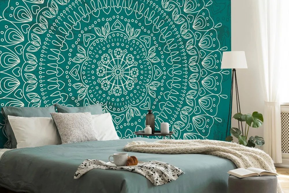 Carta da parati – Mandala disegnata