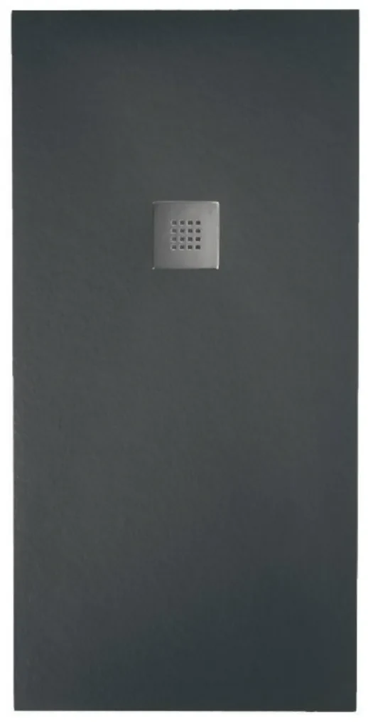 Piatto Doccia 80x180 Effetto Pietra "Tenerife" Antracite