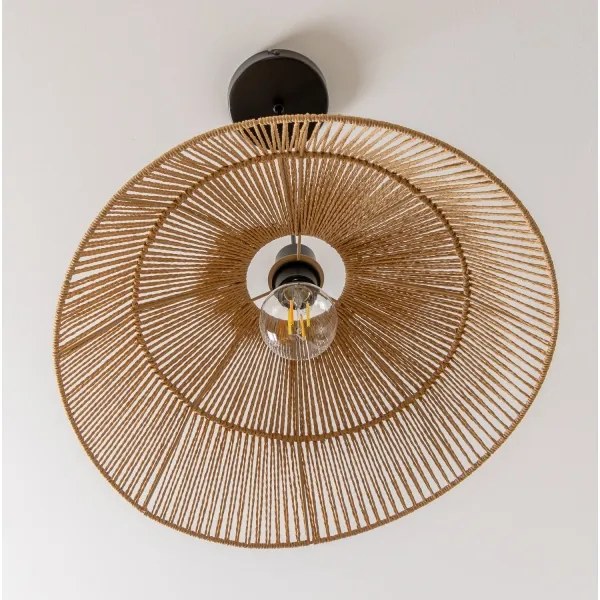 Brilagi - Lampadario LED a sospensione con cavo CERIA BOHO 1x E27/40W/230V Ø 50 cm marrone