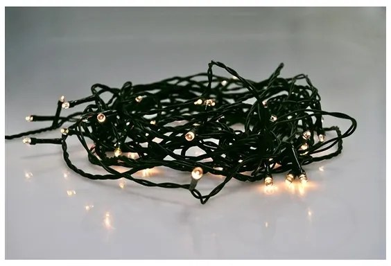 Solight 1V07-WW-LED Catena natalizia da esterno 400xLED/8 funzioni 25 m IP44 bianco caldo