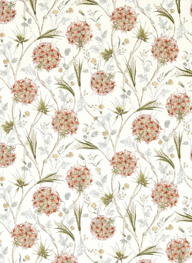 Zoffany Carta da parati Wallichi - Russet/ Olive