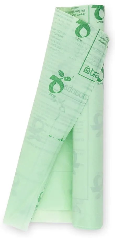 Set di sacchetti per la spazzatura compostabili 10 pz 10 l PerfectFit K - Brabantia