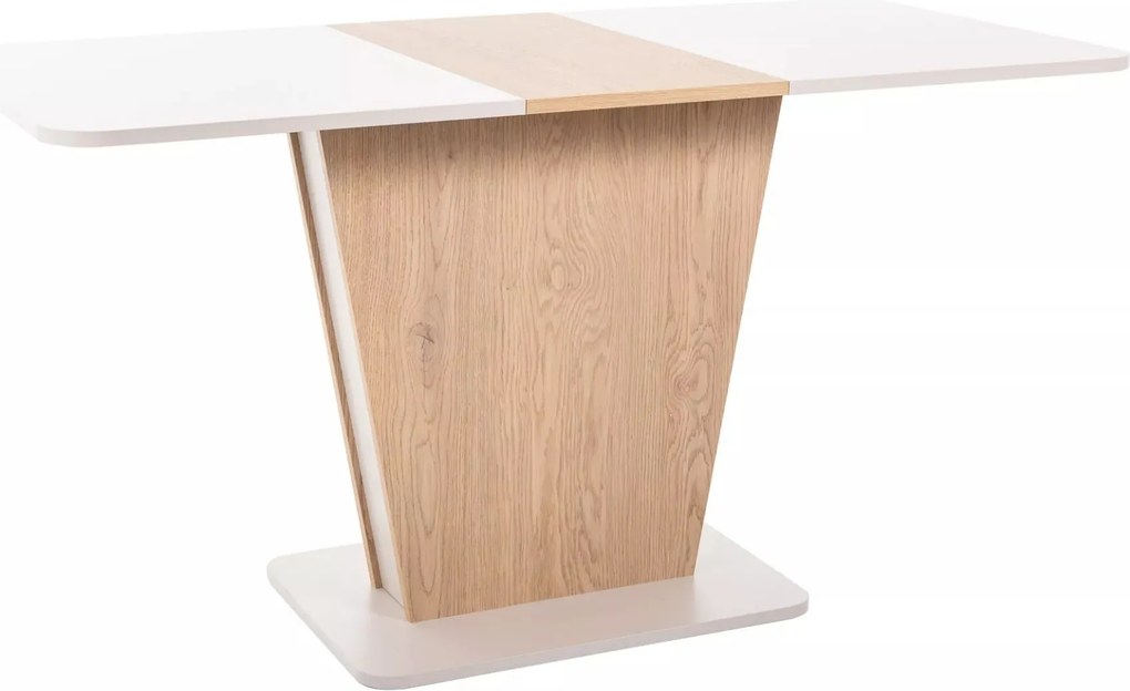 Tavolo Calipso allungabile in finitura cashmere e rovere Cremona Torro – 110/145x68x76 cm