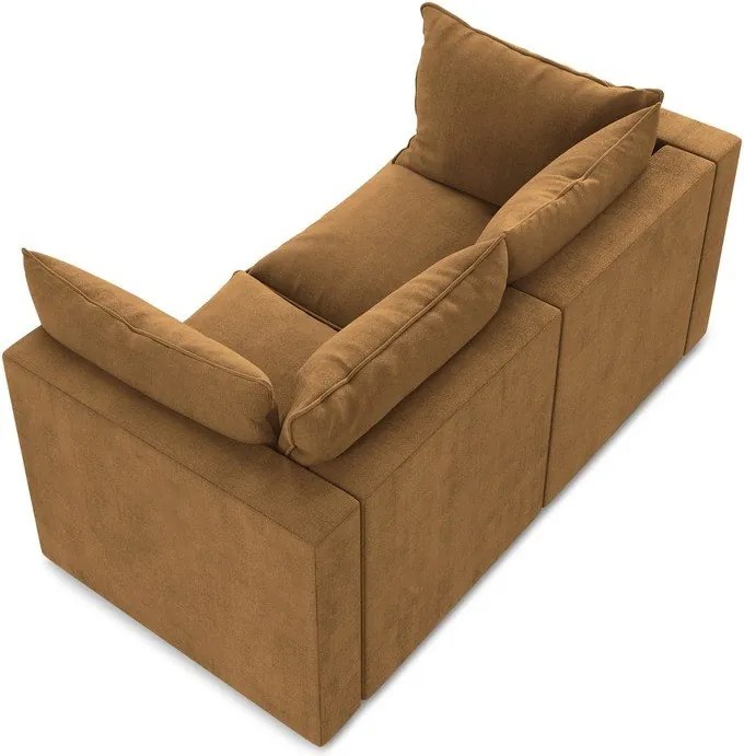 Divano color terracotta 180 cm Manao – Makamii