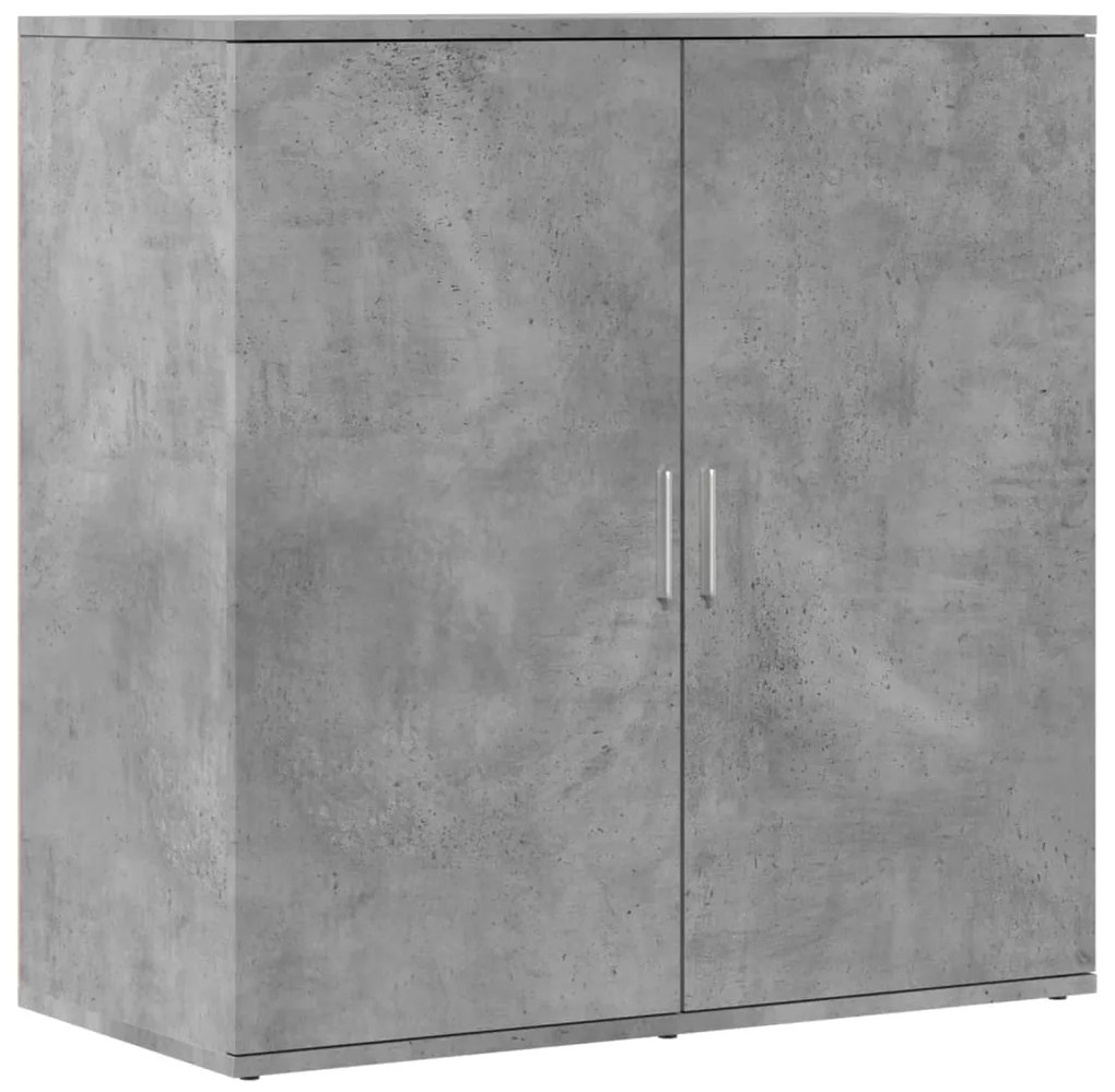 Credenza grigio cemento 79x38x80 cm in legno multistrato