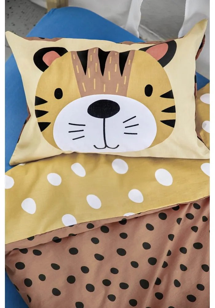 Biancheria da letto per bambini in cotone per letto singolo 140x200 cm Tiger - Bonami Selection