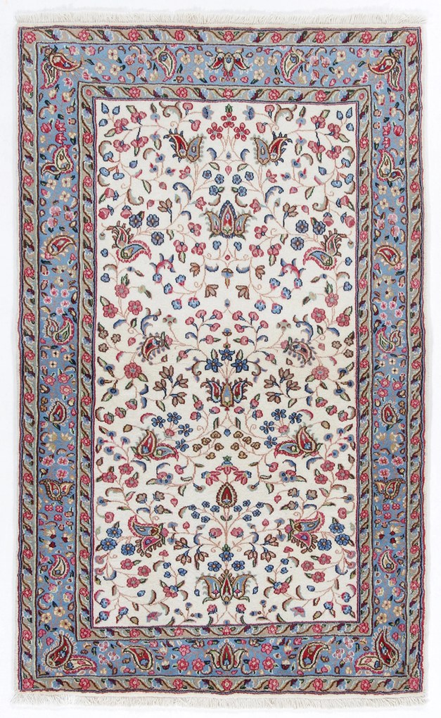 Kerman Tappeto 90 x 150 (Iran) Annodato A Mano