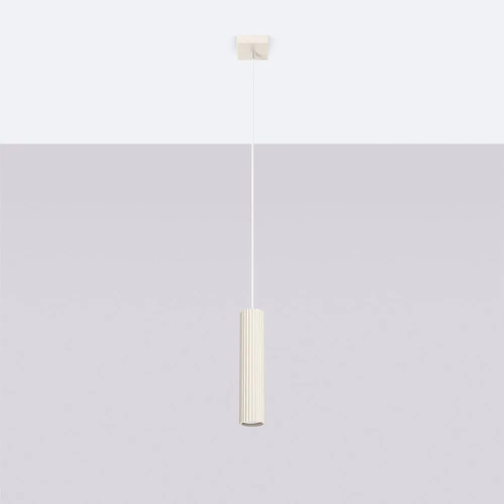 Lampadario color crema Gleam – Sollux