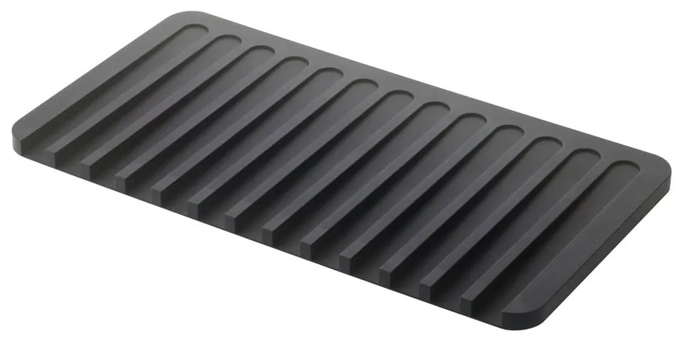 Vassoio di raccolta in silicone nero Yamazaki Flow - YAMAZAKI