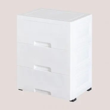 Cassettiera Beysi Bianco - Sklum