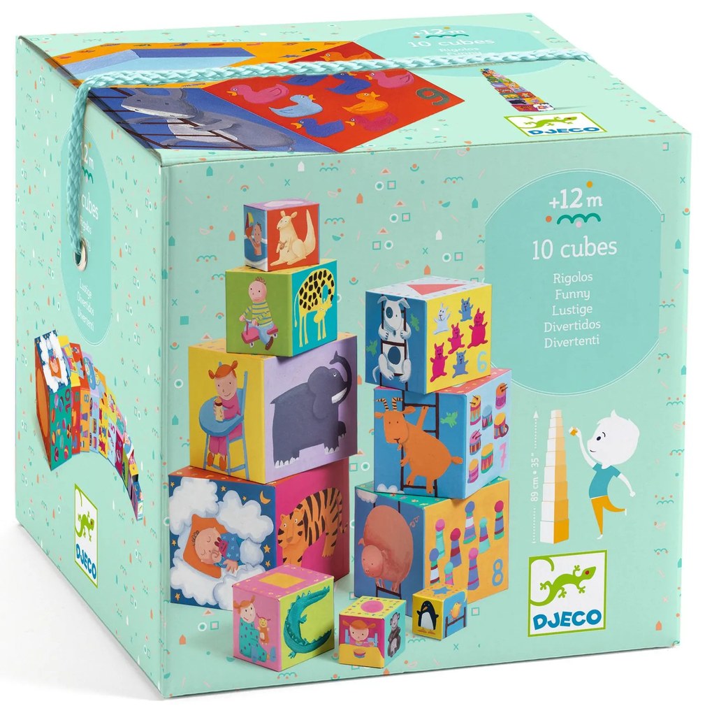 Cubi da sovrapporre - piramide - il mio giorno