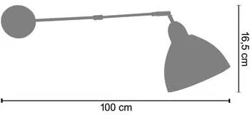 Tosel  Applique Applique rettangolare metallo alluminio  Tosel