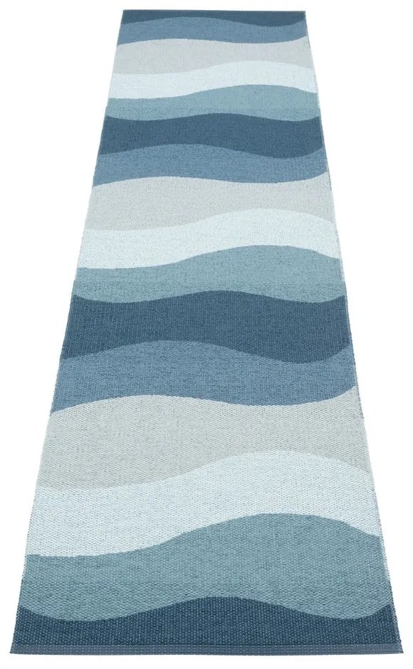 Passatoia da interno/esterno blu 70x300 cm Urvi Water – Pappelina