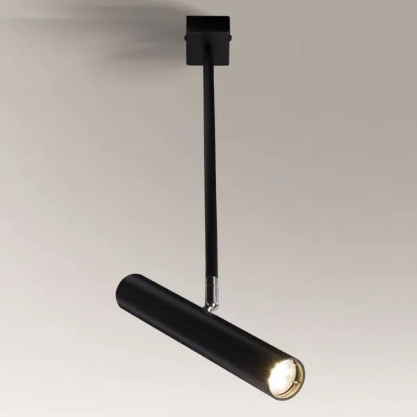 Shilo 2241 - Lampadario su palo YABU 1xGU10-MR11/15W/230V nero