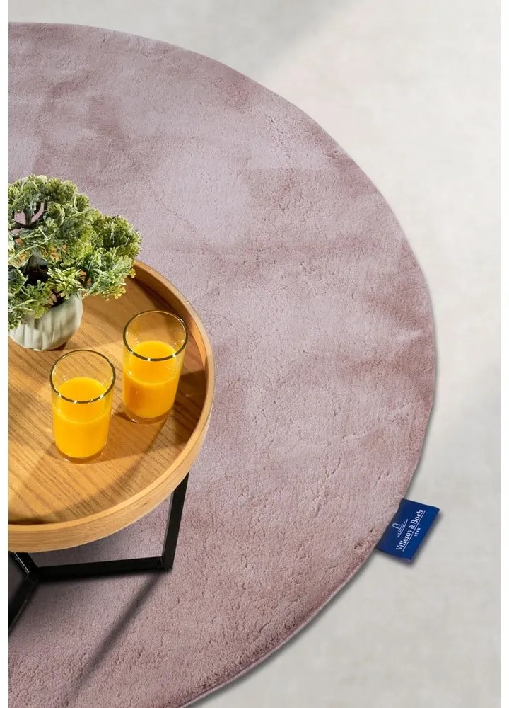 Tappeto rotondo rosa polveroso ø 160 cm Leon – Villeroy&amp;Boch