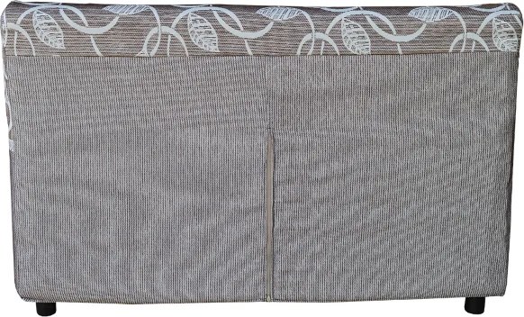 Divano 2 posti in tessuto sfoderabile 150 cm PANAMA Marrone/Beige