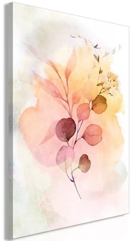 Quadro  Watercolour Twig (1 Part) Vertical  Larghezza x Altezza Home decor 60x90