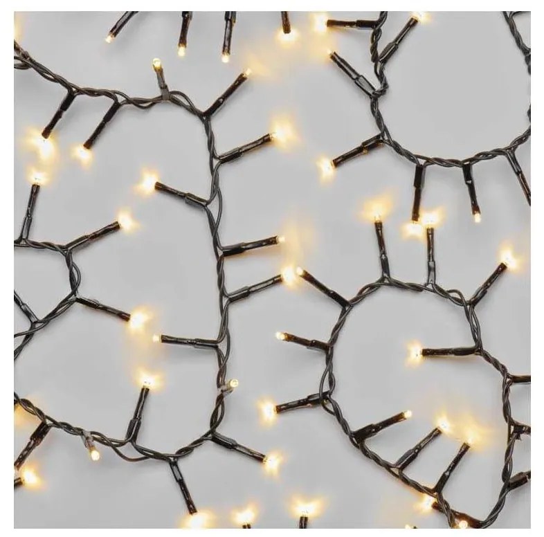 Catena LED da esterno natalizia 300xLED/11m IP44 bianco caldo