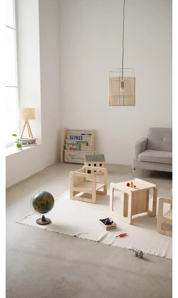 Sedie per bambini in legno di pino in set di 2 pezzi Montessori - Little Nice Things