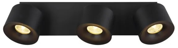 Globo 56961-3B - Faretto LED RAE 3xLED/6W/230V nero