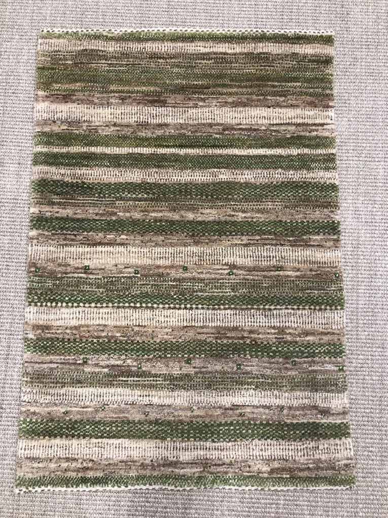 Loribaft Tappeto 90 x 60 Beige (Iran) Annodato A Mano