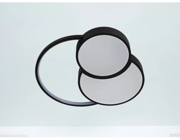 Plafoniera LED dimmerabile LED/60W/230V 3000-6500K nero +remote telecomando