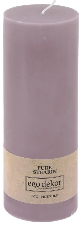 Candela Friendly viola, tempo di combustione 60 h Eco - Eco candles by Ego dekor