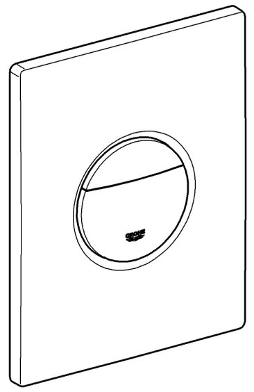 GROHE 38765000 - Pulsante di scarico NOVA COSMOPOLITAN 156 × 197 mm cromato