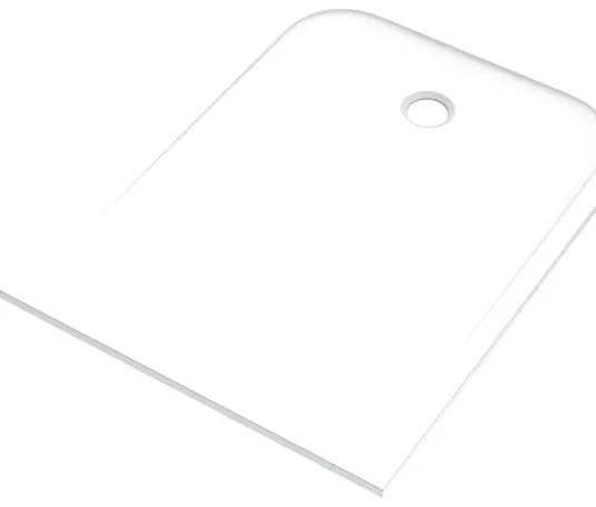 Piatto doccia SENSEA in carbonato di calcio Easy V2 bianco L 90 x L 120 x H 2.6 cm opaco