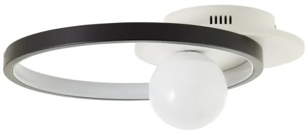 Brilliant - Plafoniera LED dimmerabile ATLANTA LED/24W/230V nero/bianco
