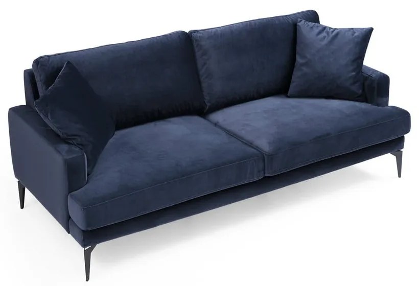 Divano blu scuro 175 cm Papira - Balcab Home