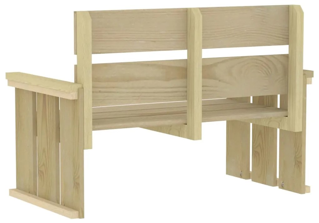 Set da Pranzo da Giardino 3 pz in Legno di Pino Impregnato