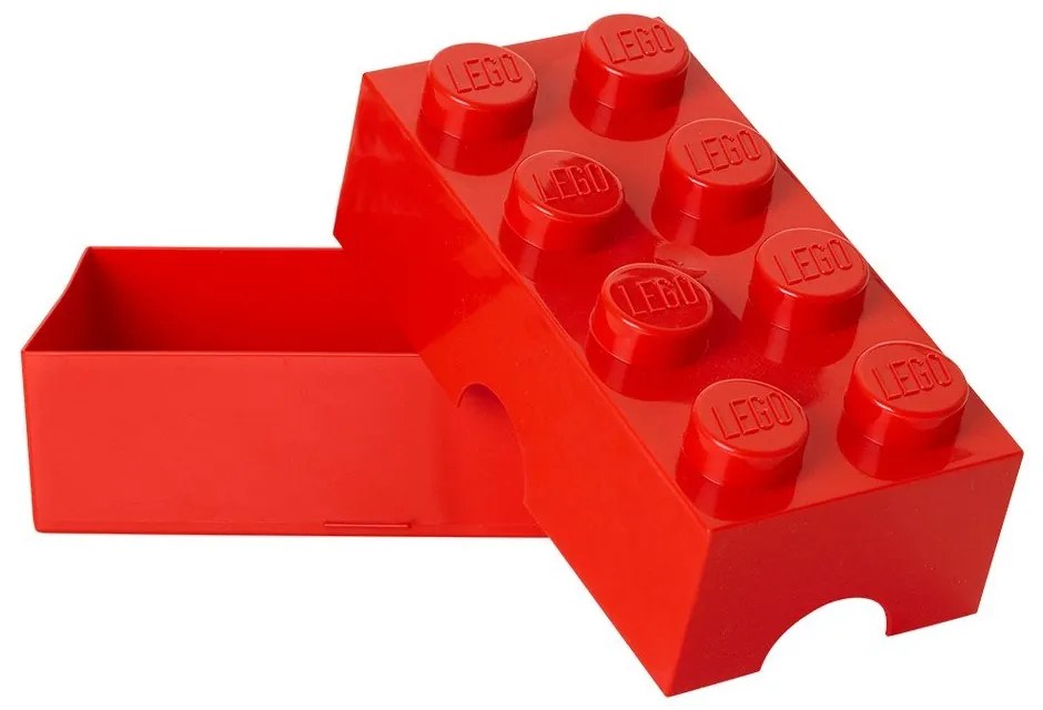 Scatola per bambini rossa in plastica 20x10x7 cm – LEGO®