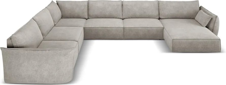 Divano angolare grigio chiaro (angolo sinistro) Vanda - Mazzini Sofas