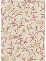 Morris & Co Carta da parati Scroll - Light Brick/ Buff