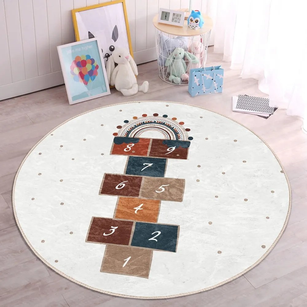 Tappeto per bambini crema ø 80 cm Comfort - Mila Home