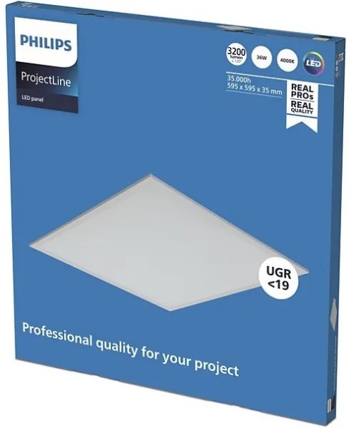 Philips - Lampada LED da incasso PROJECTLINE LED/36W/230V 59,5x59,5 cm