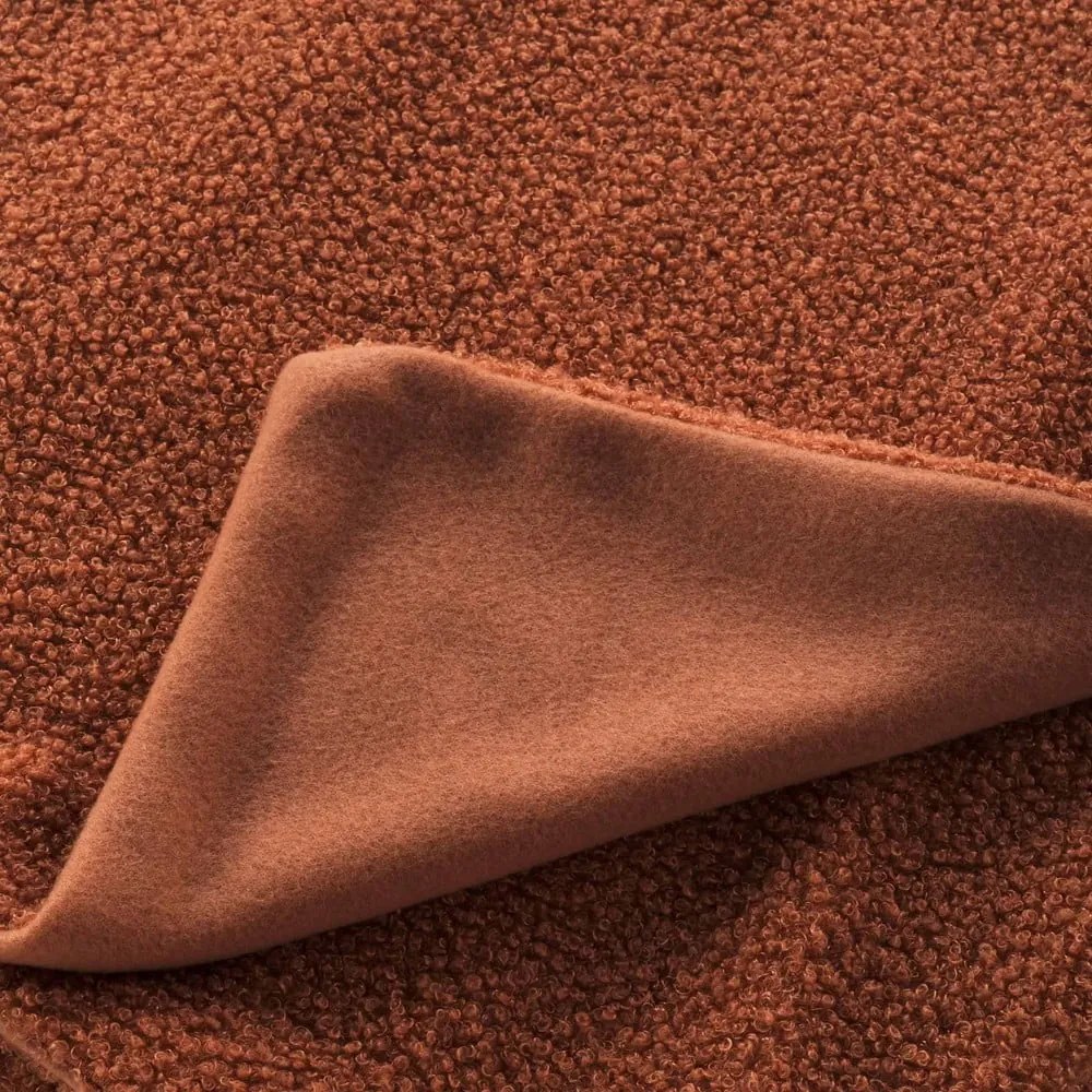 Coperta rossa/arancione in vello 180x220 cm Curly Wooly – douceur d'intérieur