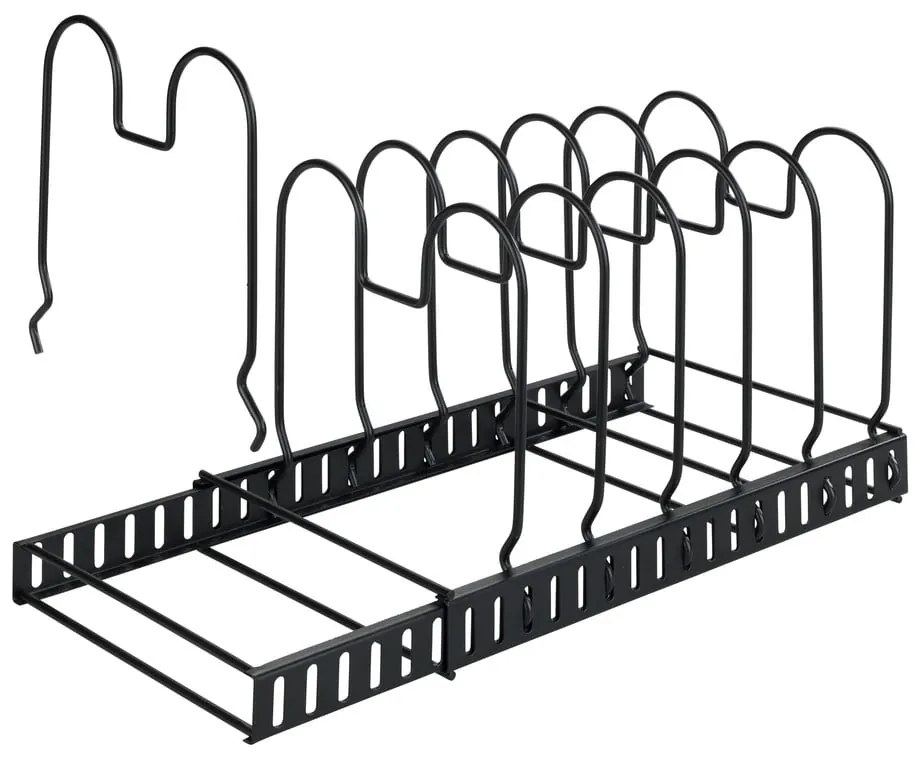 Supporto nero per utensili da cucina Basic - Wenko