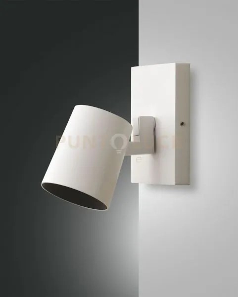 Modo spot bianco 1 luce alluminio spazzolato orientabile attacco ...