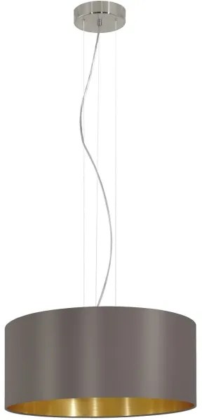 Eglo 31608 - Lampadario a sospensione con filo MASERLO 3xE27/60W/230V