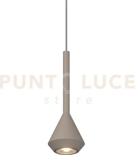 1202 sospensione 1 luce attacco gu10 colore sabbia con cavo cm 250 ...