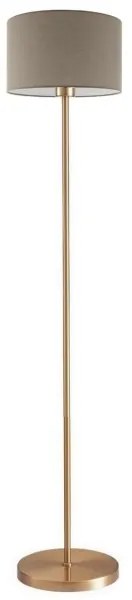 Lampada da terra LED TUNJA 1xE27/20W/230V Ø 30 cm oro/taupe