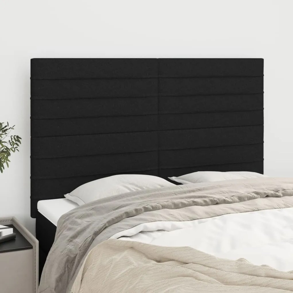 Testiere 4 Pz Nere72x5x78/88 Cm İn Tessuto /